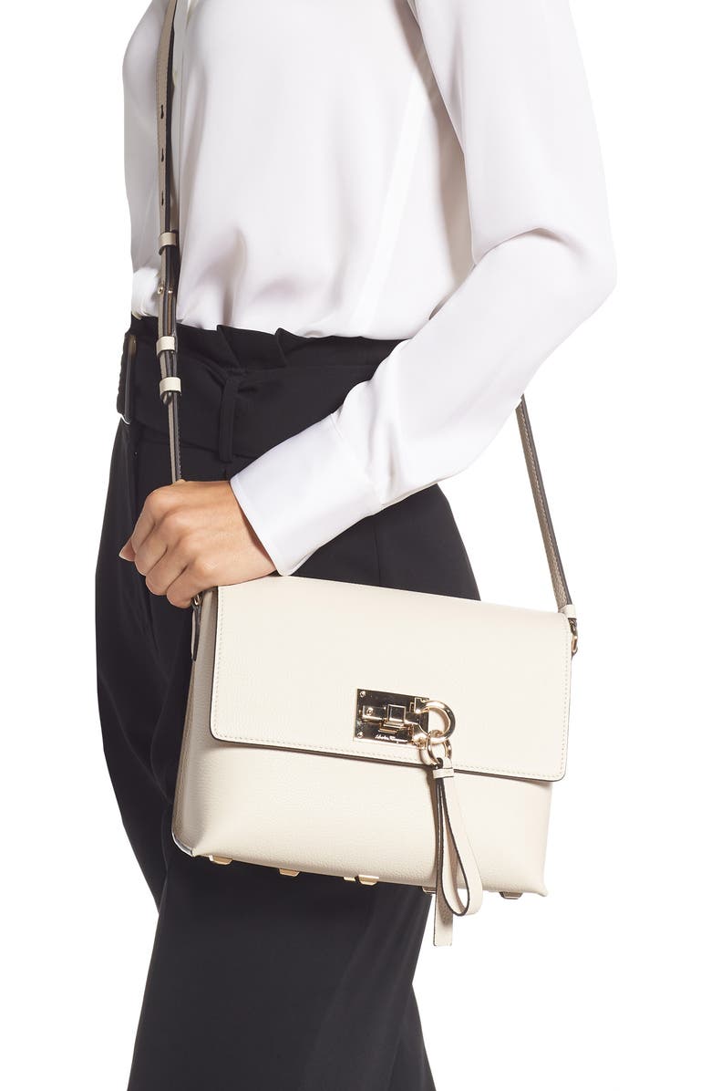 FERRAGAMO Salvatore Ferragamo Small The Studio Leather Crossbody Bag, Alternate, color,