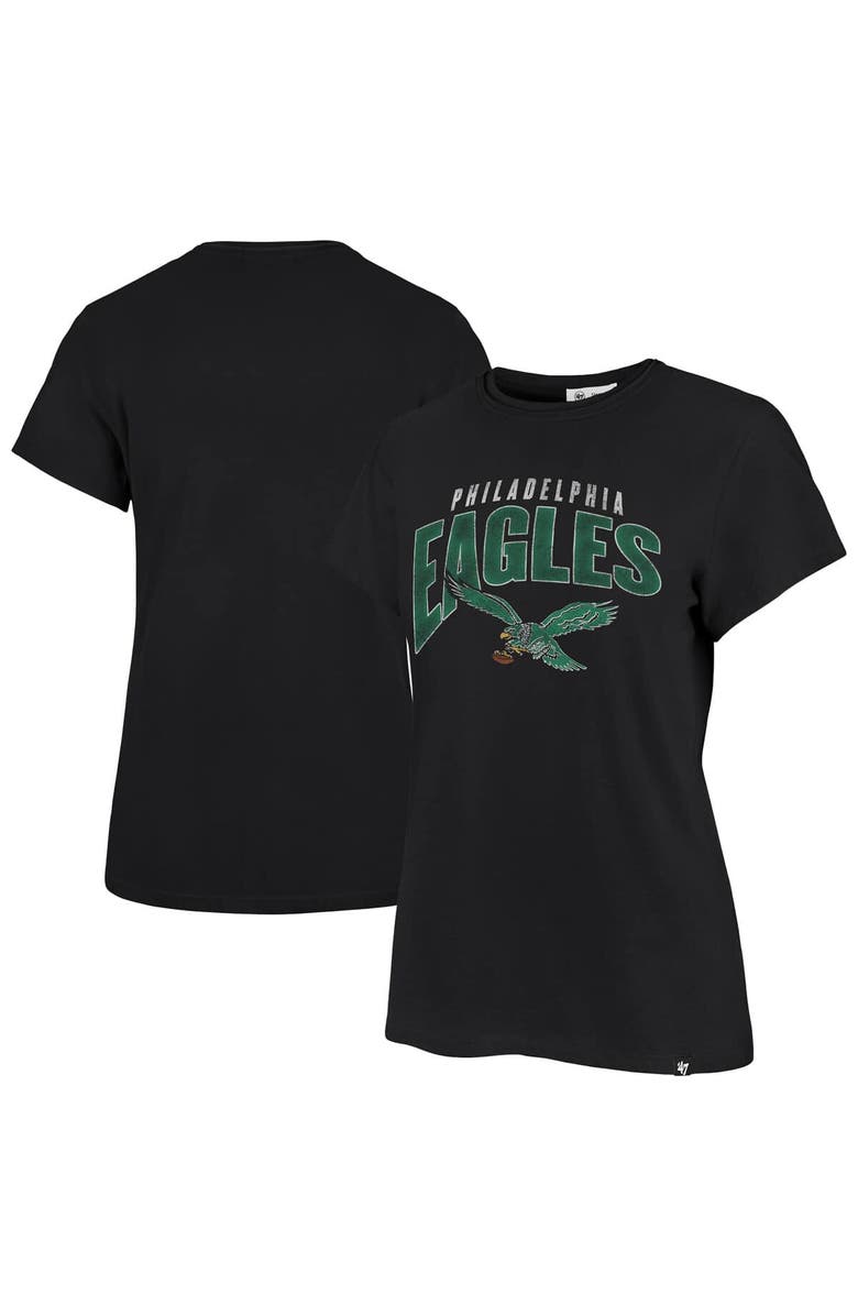 '47 Women's '47 Black Philadelphia Eagles Treasure Frankie T-Shirt, Alternate, color, 