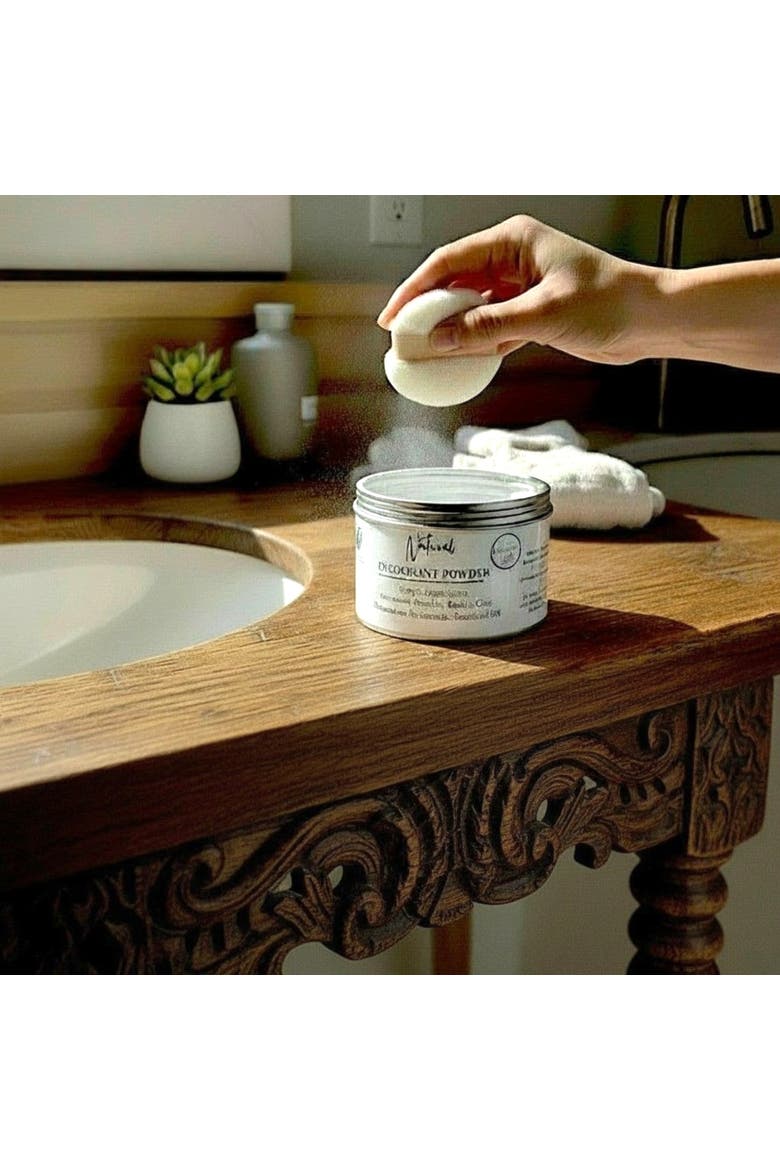 Natural Deodorant Powder Talc Free Aluminum Free, Alternate, color, Lavender