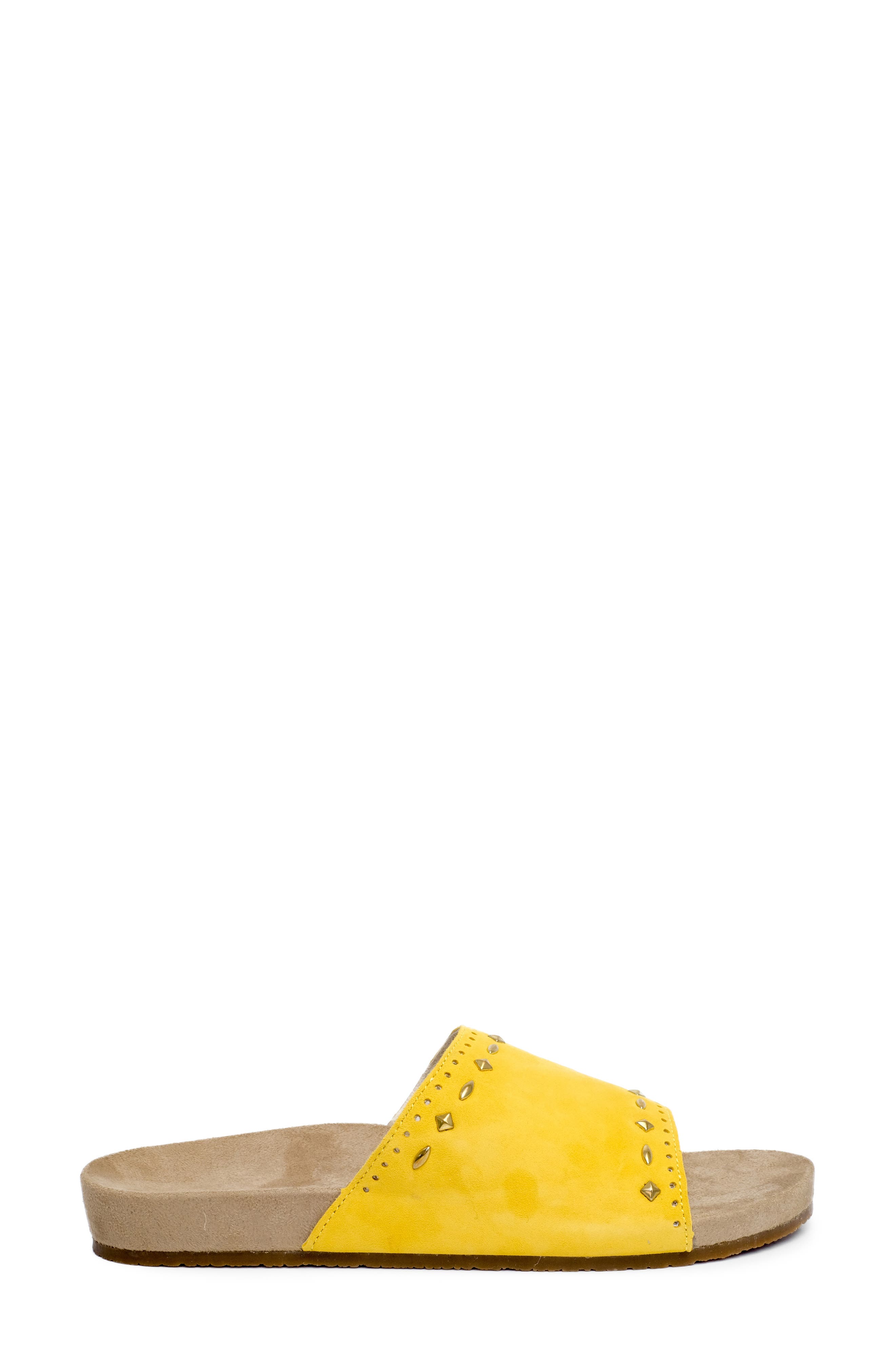 Sofia Stud Sandal, Alternate, color, MINERAL YELLOW