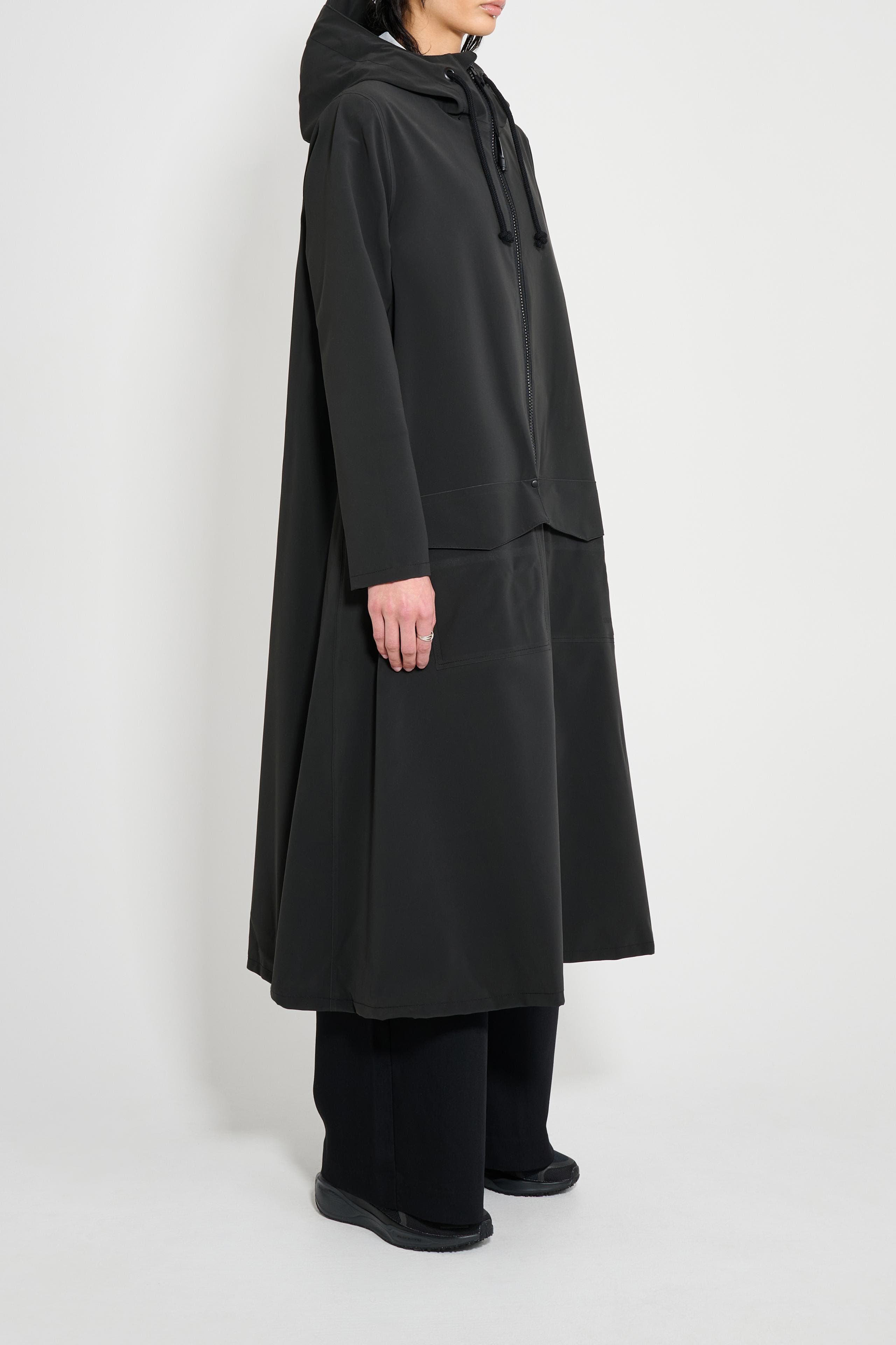 Mosebacke Long Patch Matte Raincoat (Women) | Nordstrom