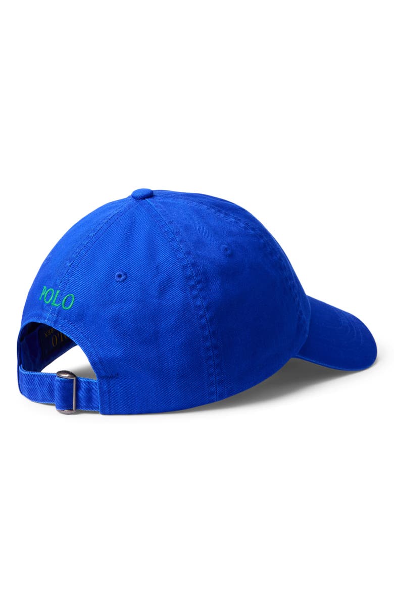 Polo Ralph Lauren The Iconic Cotton Chino Baseball Cap, Alternate, color, Pacific Royal/ C6133