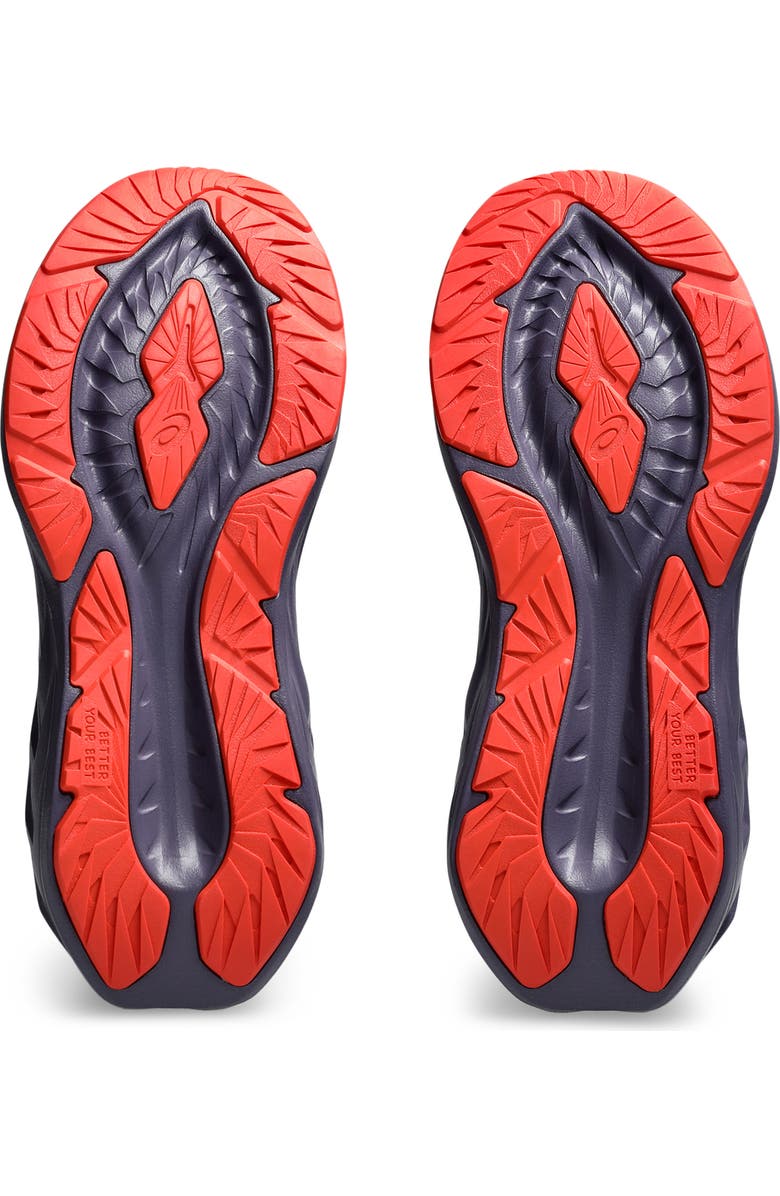 ASICS<sup>®</sup> NOVABLAST<sup>®</sup> 5 Running Shoe, Alternate, color, Greyish Purple/ Coral Reef