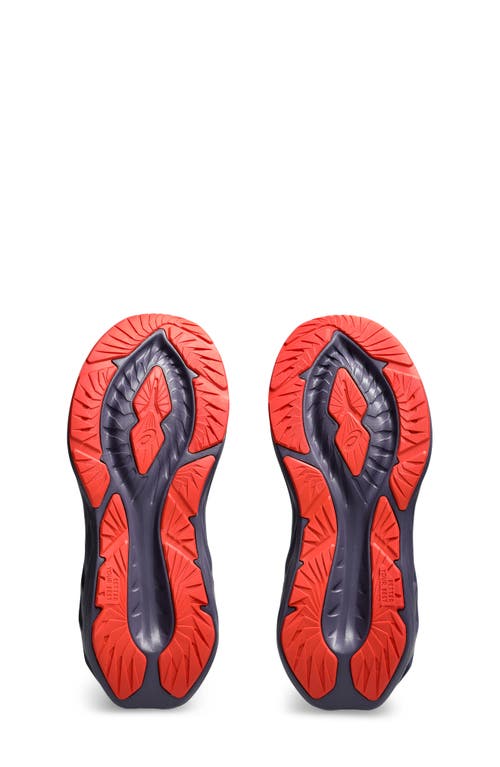 Asics ® Novablast® 5 Running Shoe In Greyish Purple/coral Reef