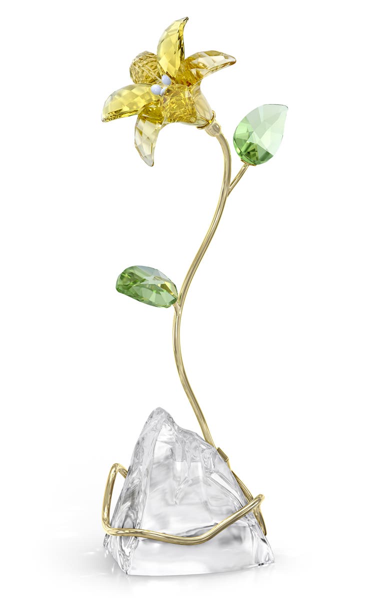 Swarovski Florere Crystal Lily, Alternate, color, Yellow