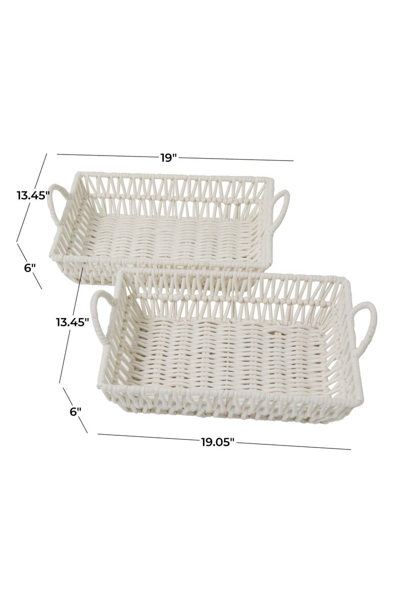 Novogratz Set of 2 Storage Baskets, Alternate, color, 