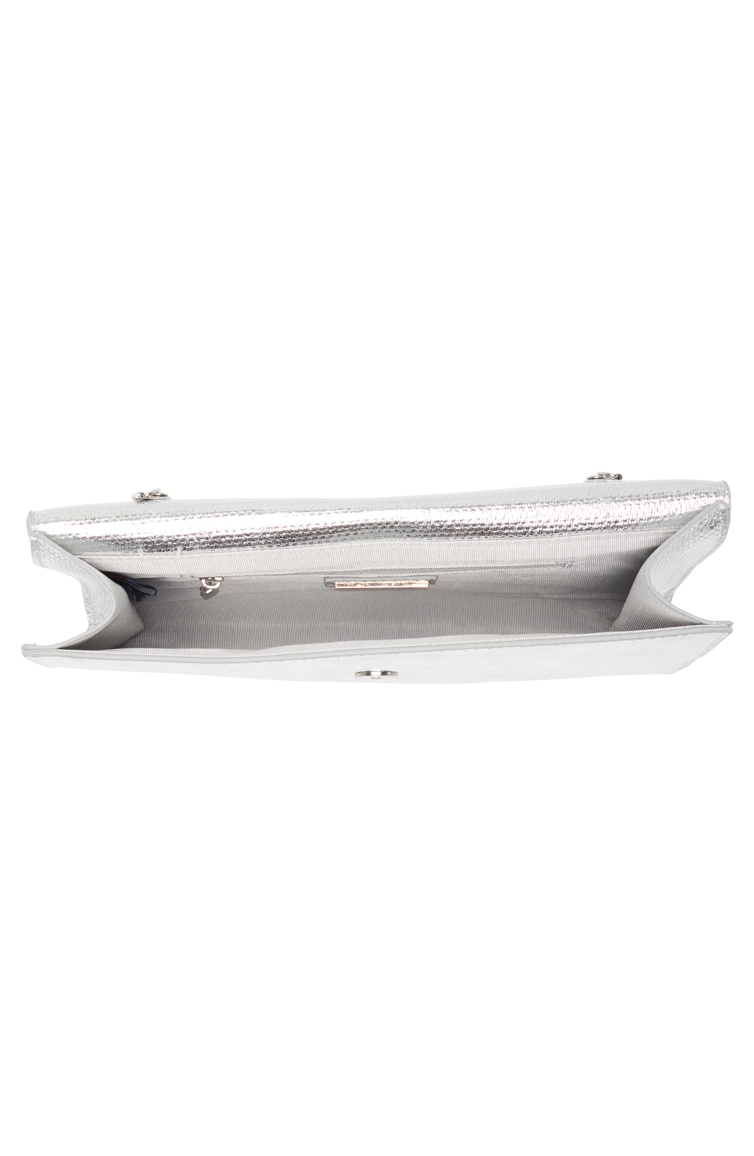 Envelope Clutch, Alternate, color, SILVER