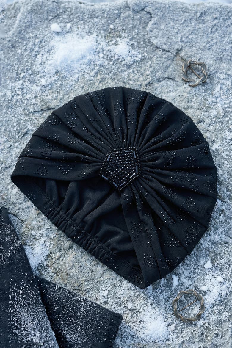 Black Head-wrap, Alternate, color, Black
