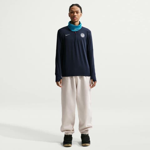 Men's Nike ACG  Navy Team USA Element Dri-FIT Half-Zip Pullover