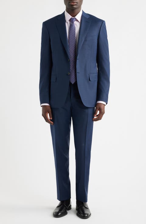 Siena Regular Fit Navy Wool Suit