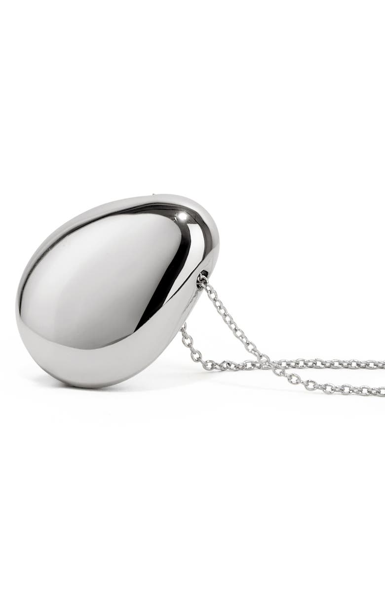 Ana Luisa Pebble Pendant Necklace, Alternate, color, Silver
