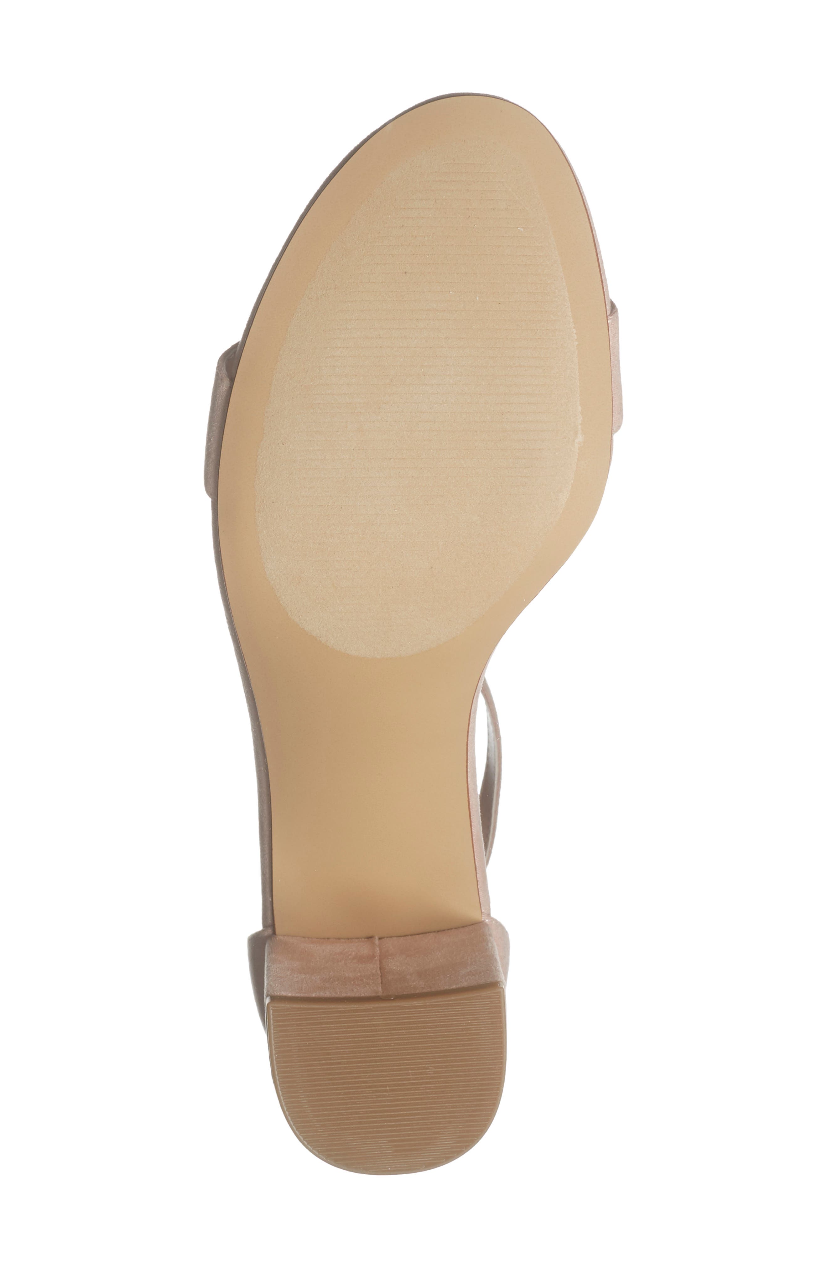 BP. Frenchie Block Heel Ankle Strap Sandal, Alternate, color, Blush