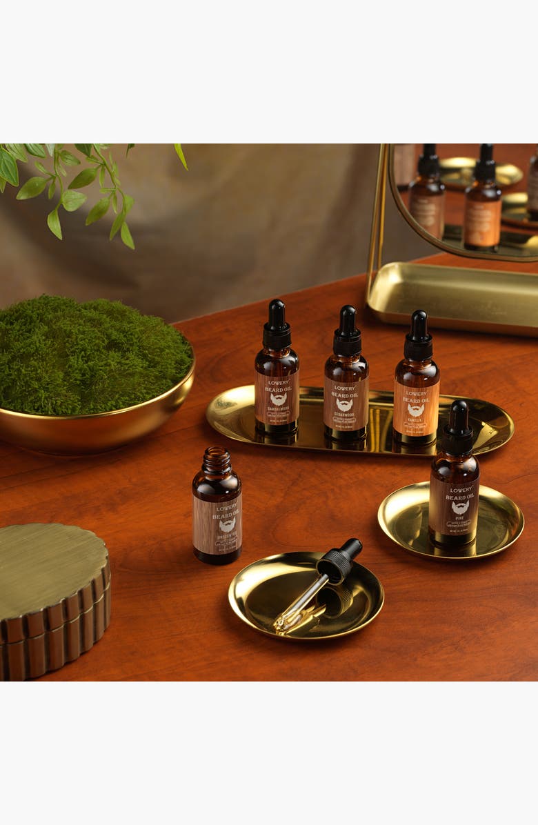 Lovery Premium 5-Piece Beard Oil Gift Set, Alternate, color, NO COLOR