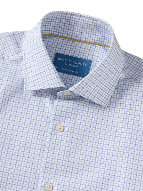 Robert Talbott Reynolds Mini Tattersall Contemporary Fit Shirt