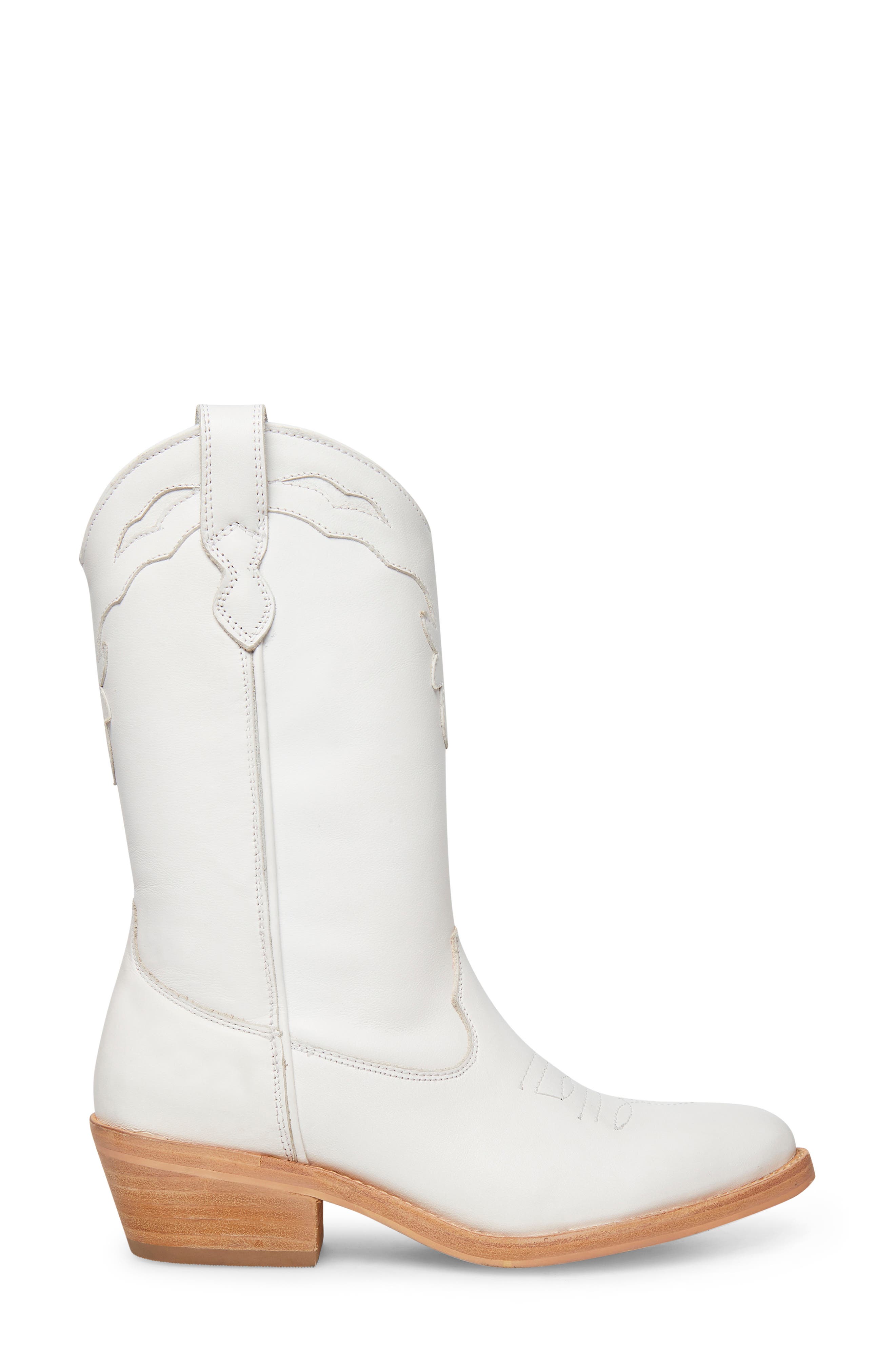 Laredo Western Boot, Alternate, color, WHITE LEAT