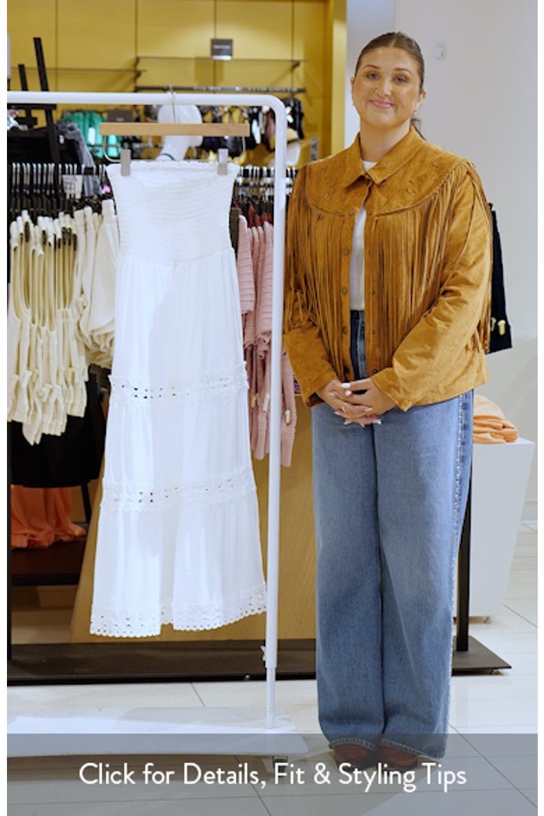 Tiered Strapless Cover-Up Dress video