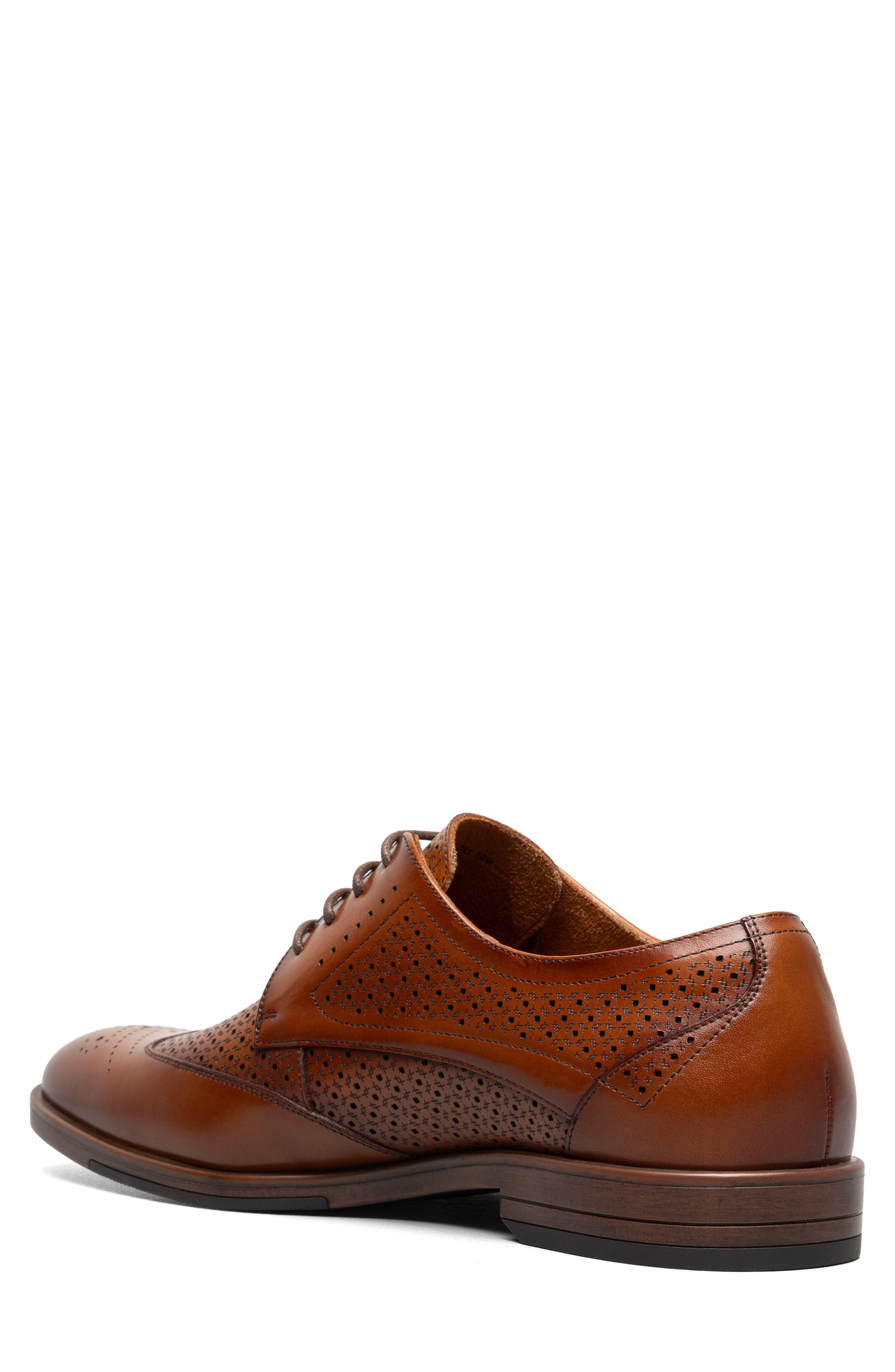 Stacy Adams Asher Wingtip Derby, Alternate, color, Cognac