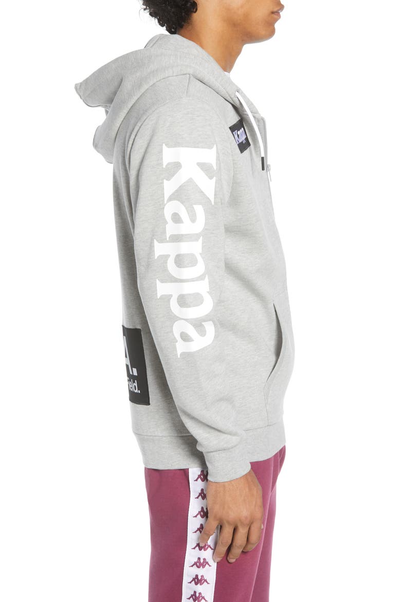 Authentic LA Beris Zip Hoodie, Alternate, color, GREY