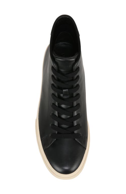 Vince Men's Fulton High Top Leather Oxford Shoes In Black