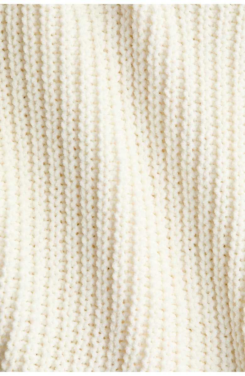H&M Chenille-knit sweater, Alternate, color, Cream
