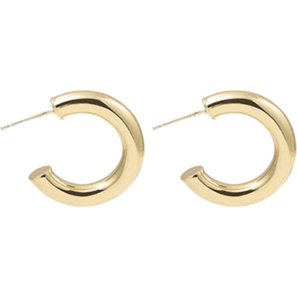 Hollywood Sensation Bold And Beautiful Hoop Earrings In Gold