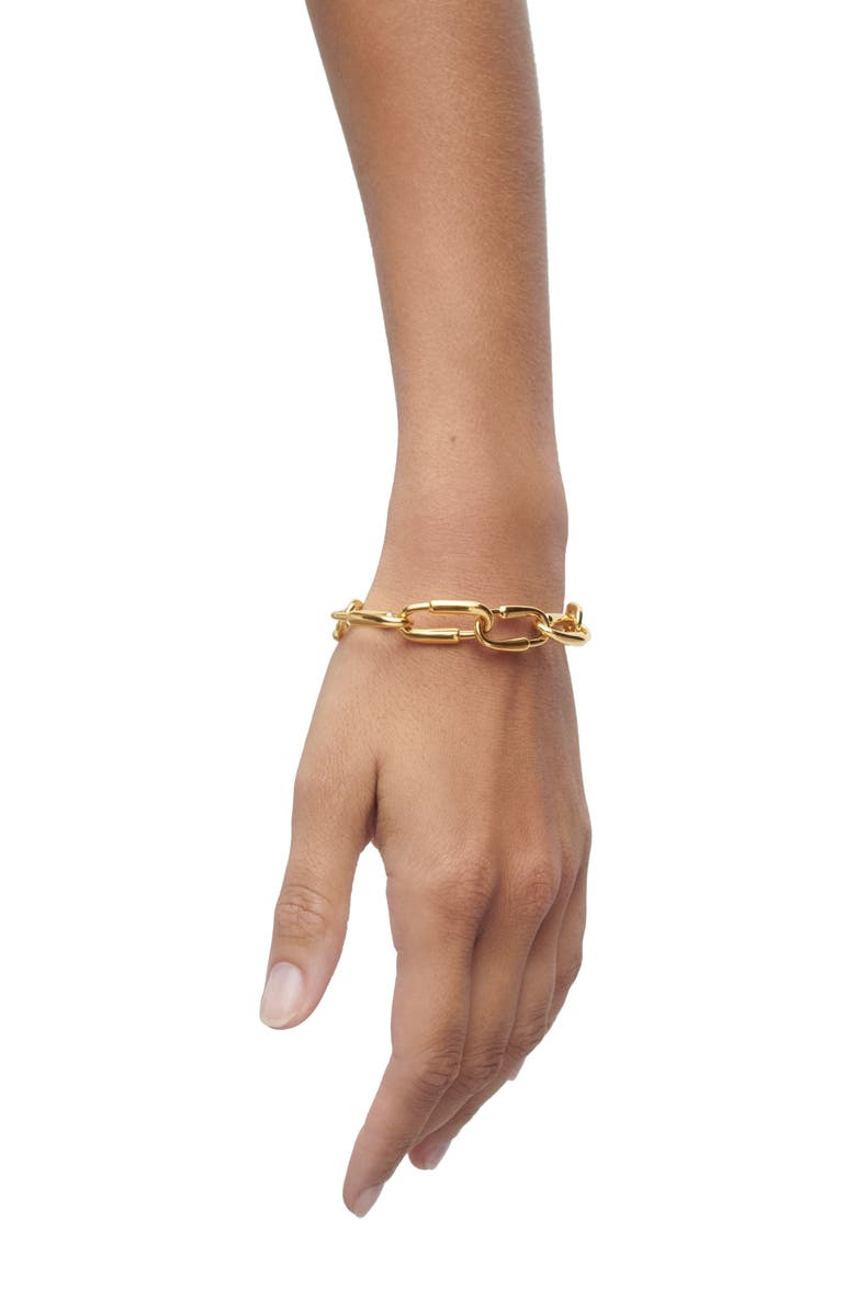 PDPAOLA Loop Chain Bracelet, Alternate, color, Gold