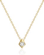 VALANI ATELIER Elegance Diamond Geometric Pendant Necklace