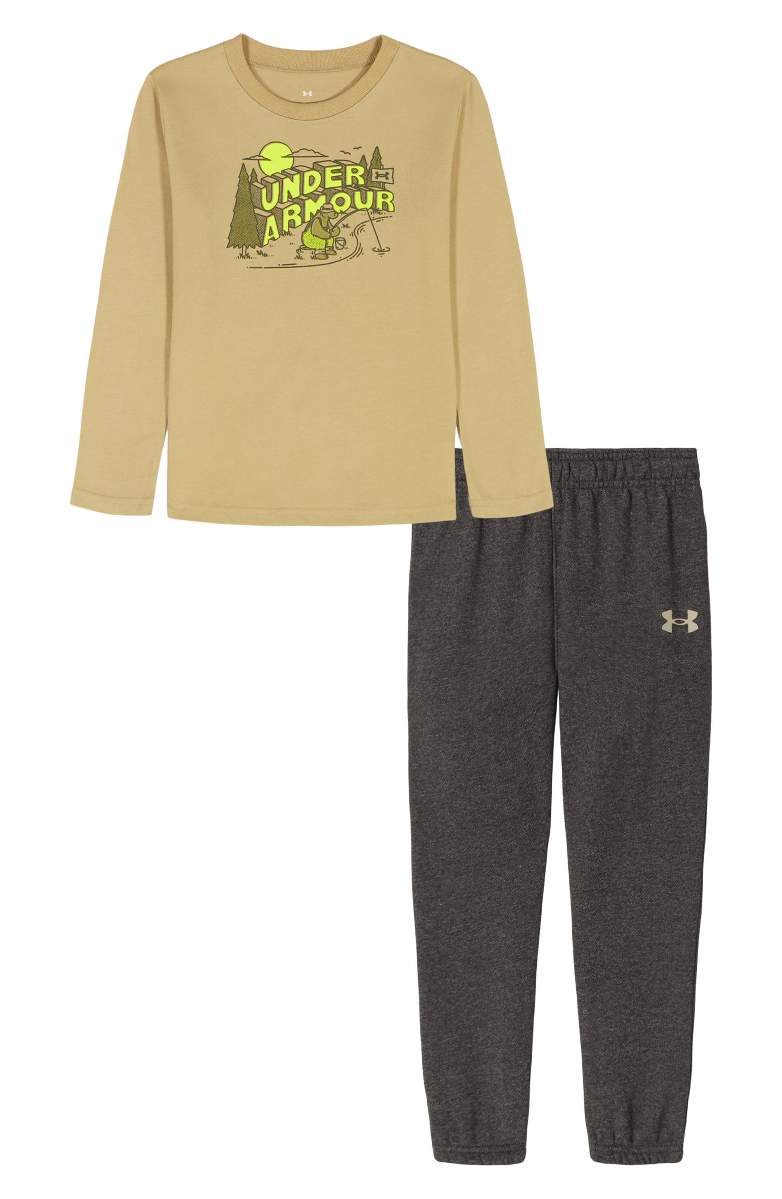 Under Armour Kids' Bear Fishing Long Sleeve Top & Pants Set