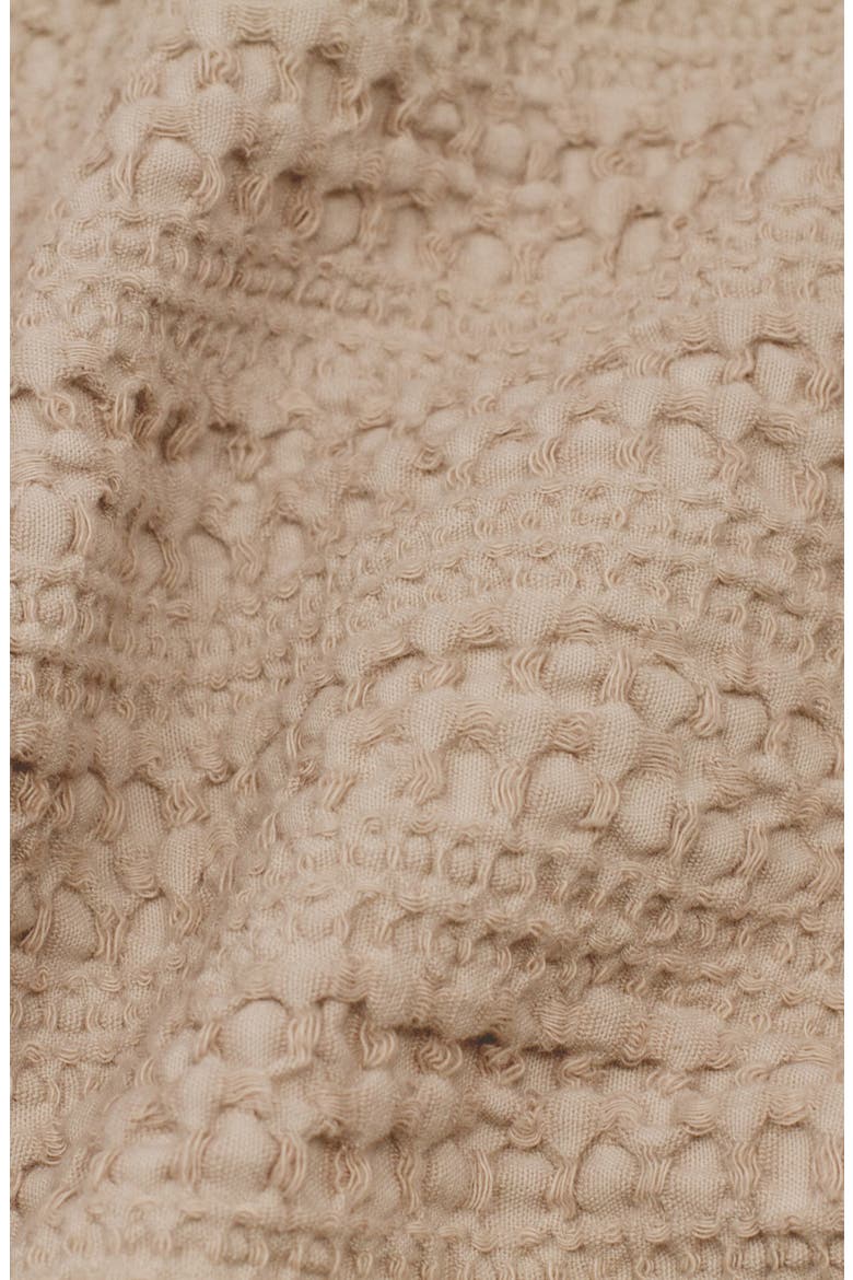 Reversible Honeycomb Waffle Cotton Duvet & Sham Set, Alternate, color, CAPPUCCINO