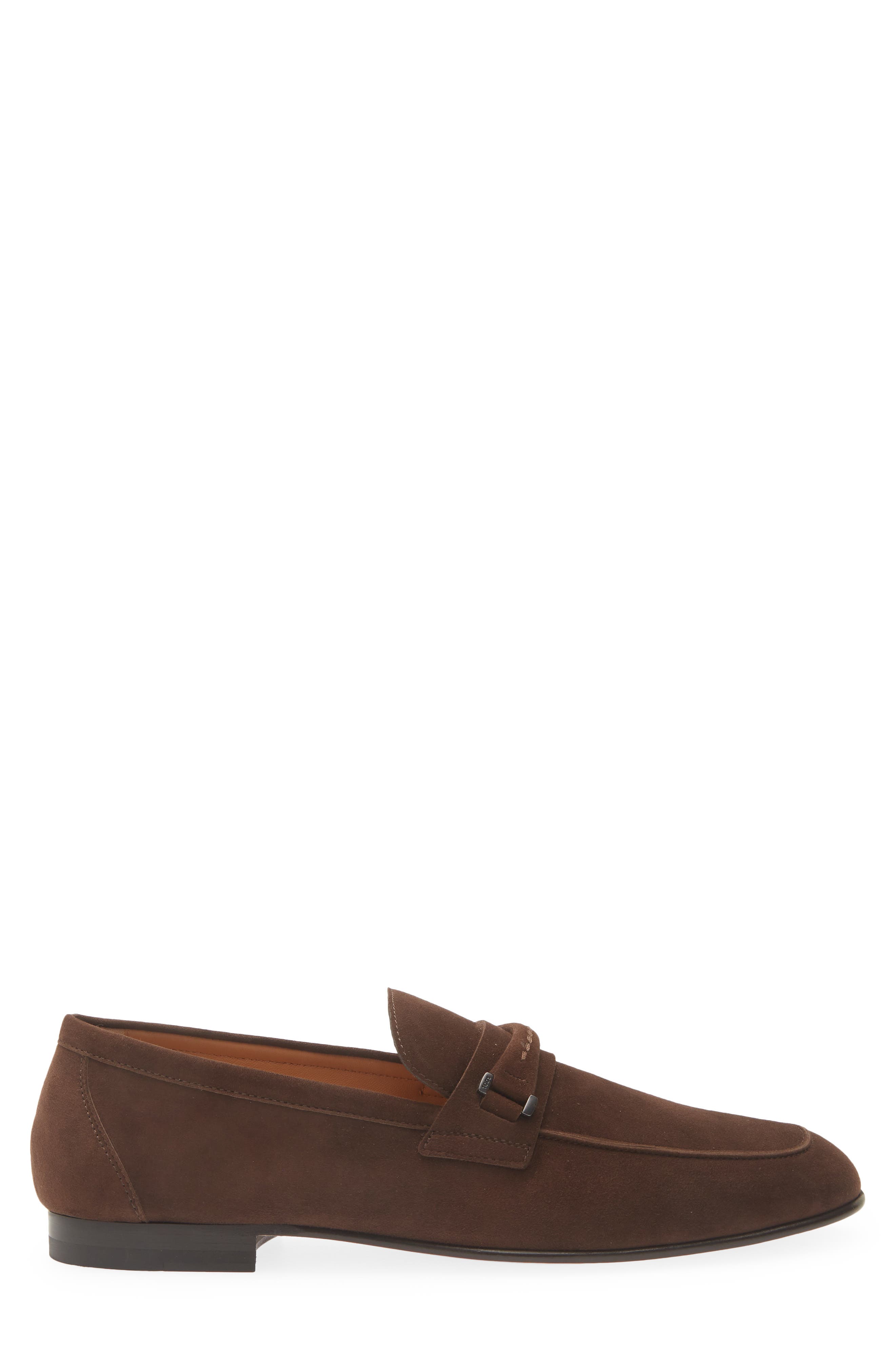 Pashmy Suede Loafer, Alternate, color, MARRONE AFRICA
