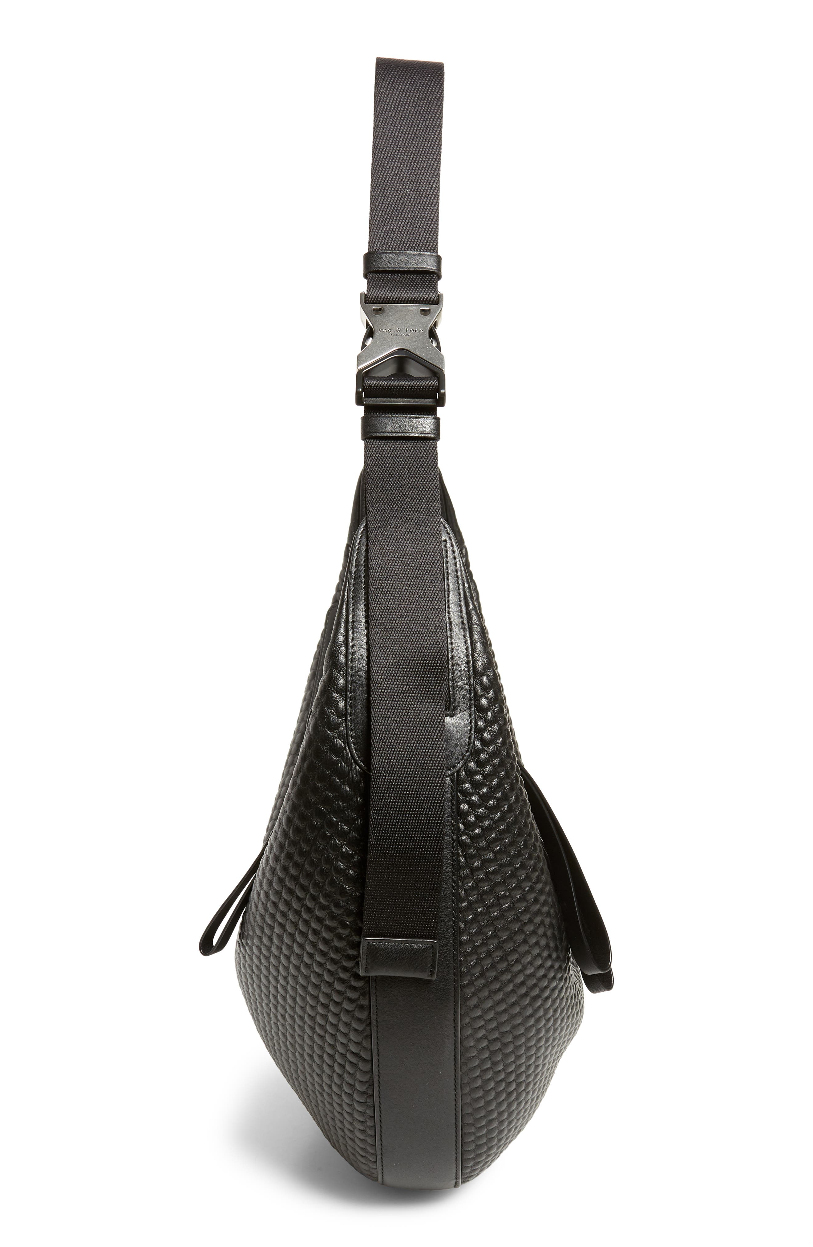 rag & bone Riser Leather Hobo, Alternate, color, 