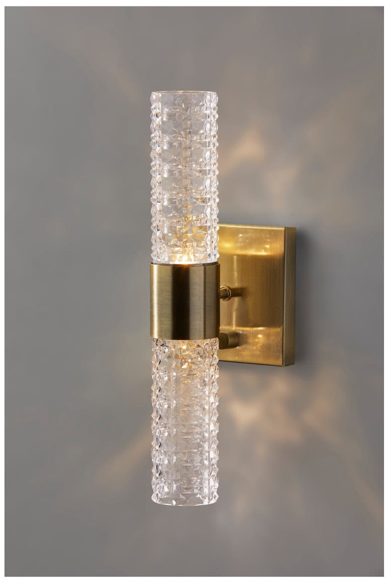 Harriet LED Wall Lamp, Alternate, color, ANTIQUE BRASS