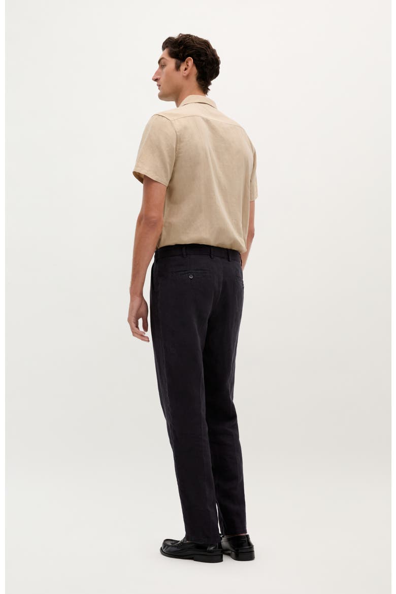 Firenze Linnen Pants, Alternate, color, NAVY