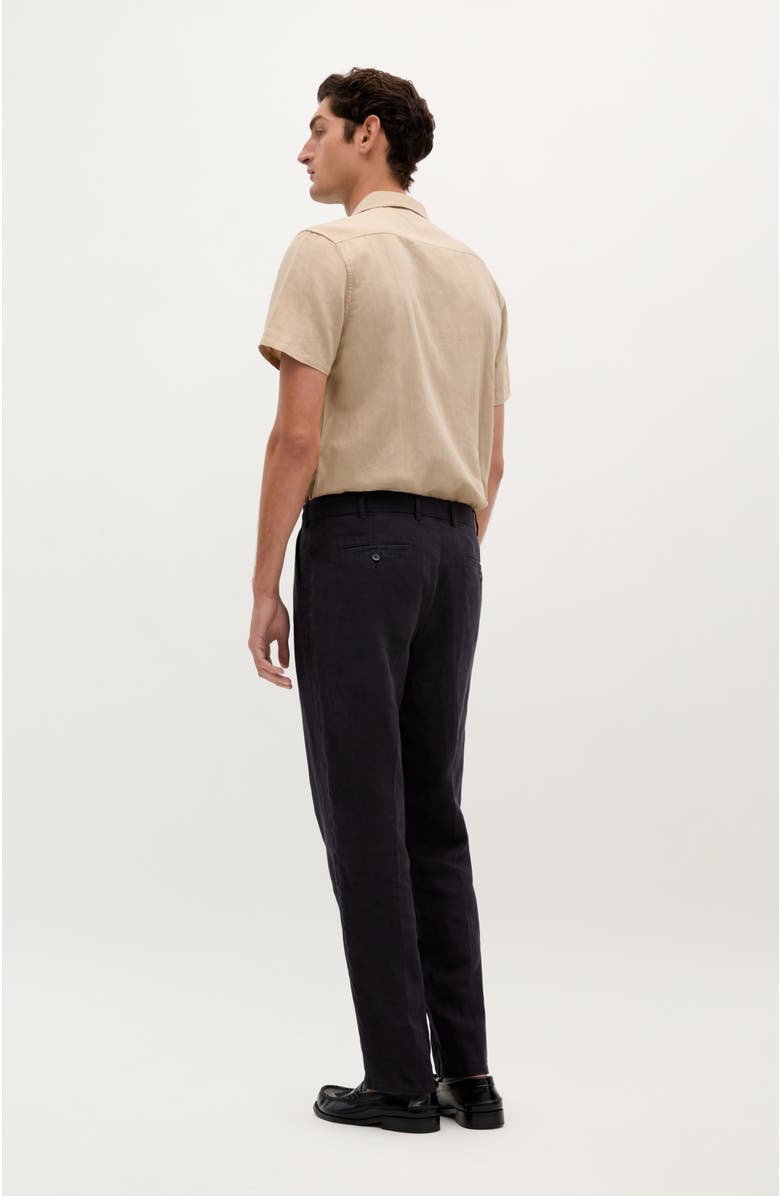 Scalpers Firenze Linnen Pants, Alternate, color, Navy
