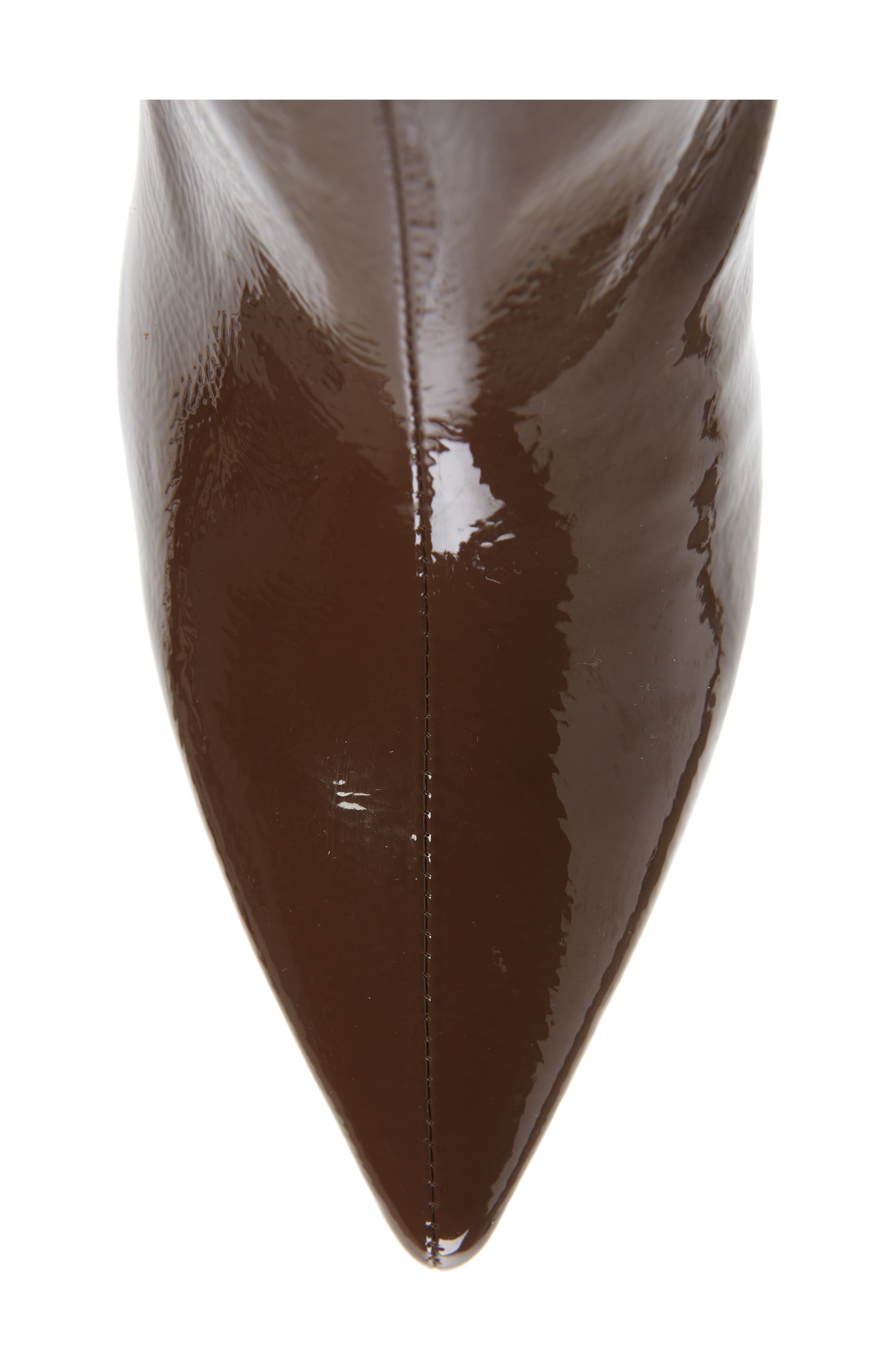 Guillo Pointed Toe Boot, Alternate, color, LIGHT BROWN PATENT