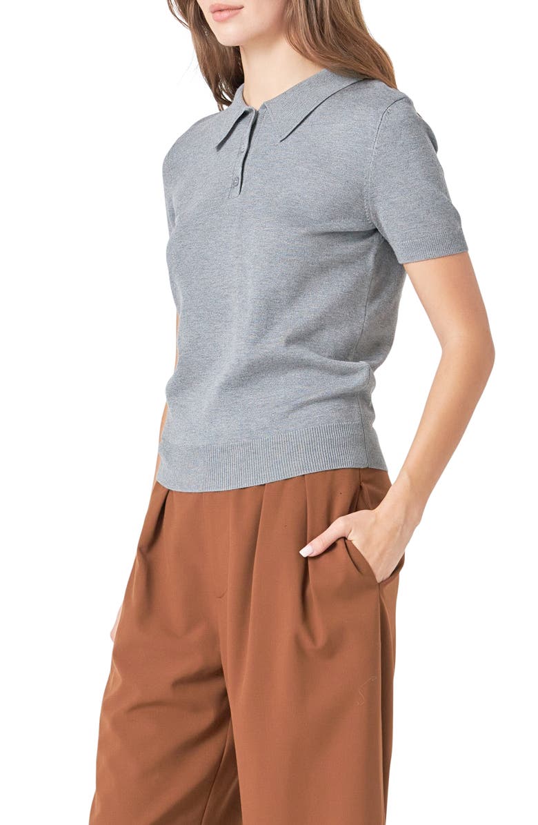 Endless Rose Polo Sweater, Alternate, color, 