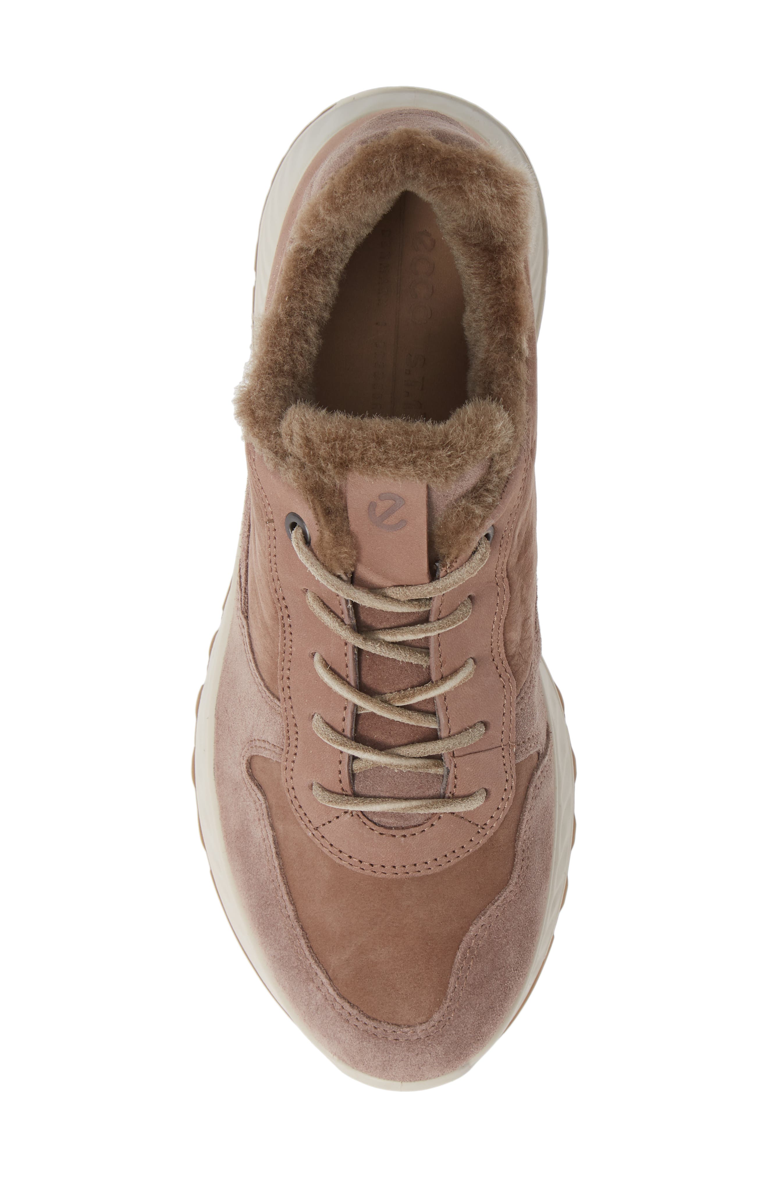 ECCO ST1 Genuine Shearling Sneaker, Alternate, color, 