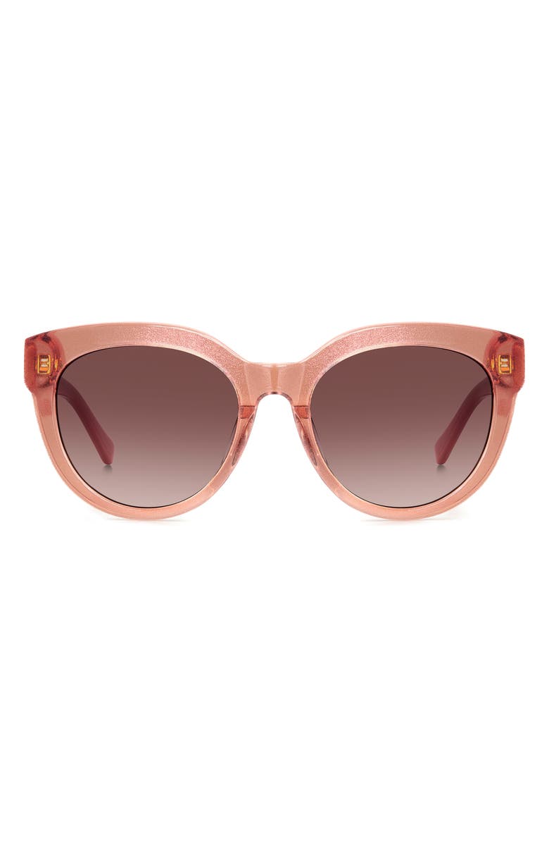 Kate Spade 54mm brea round sunglasses, Main, color, Pink