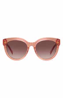 54mm brea round sunglasses