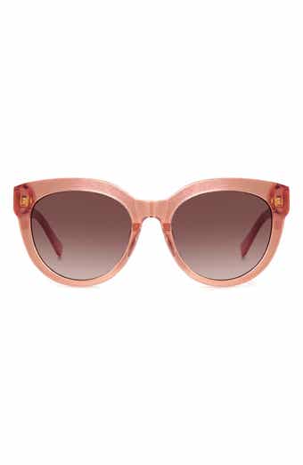 54mm brea round sunglasses