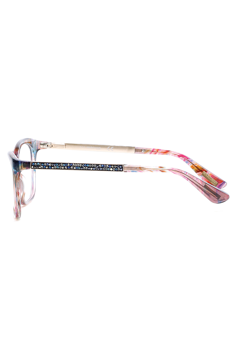 Floral Print Cat Eye Eyeglasses, Alternate, color, Violet