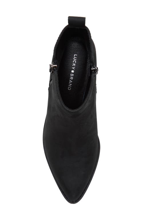 Lucky Brand Ailein Pointed Toe Bootie In Black