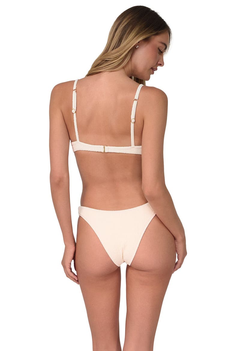 Avila Underwire Bikini Swimsuit Top, Alternate, color, Buttercream Scrunch