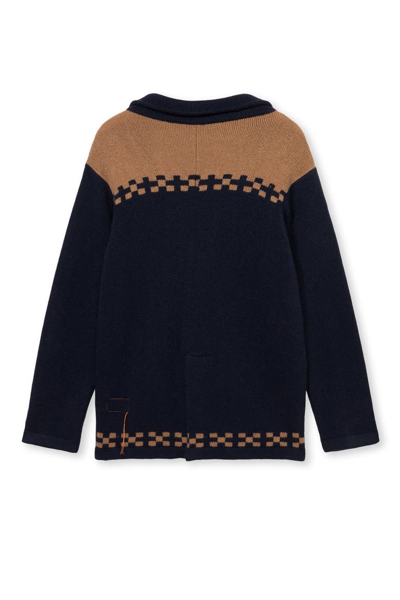 Faustop Cashmere Cardigan, Alternate, color, BLUE