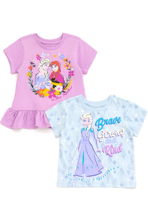 Frozen 2-pack Short Sleeve Graphic T-shirts (toddler, Little Kid & Big Kid)