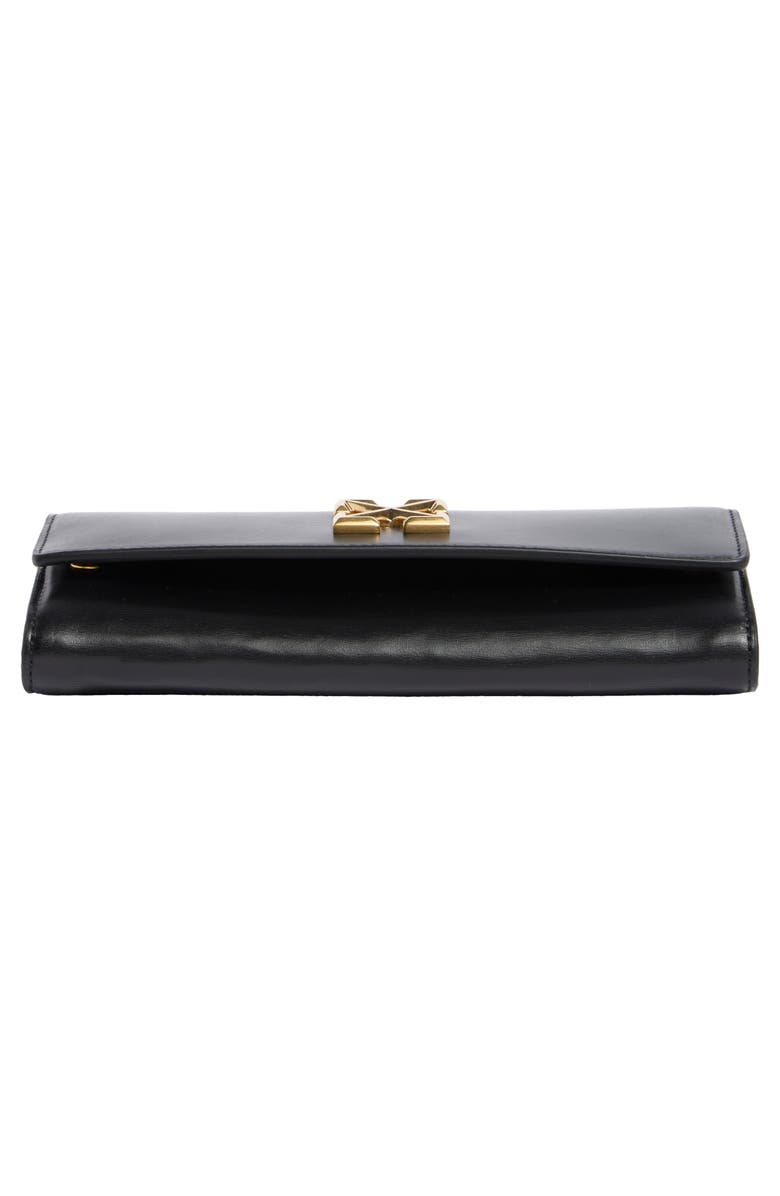 Off-White Jitney Leather Wallet on a Chain, Alternate, color, 