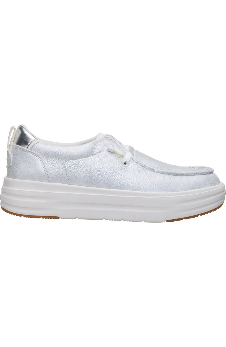 Hey Dude Wendy Nova Shimmer Slip-On Sneaker, Alternate, color, White