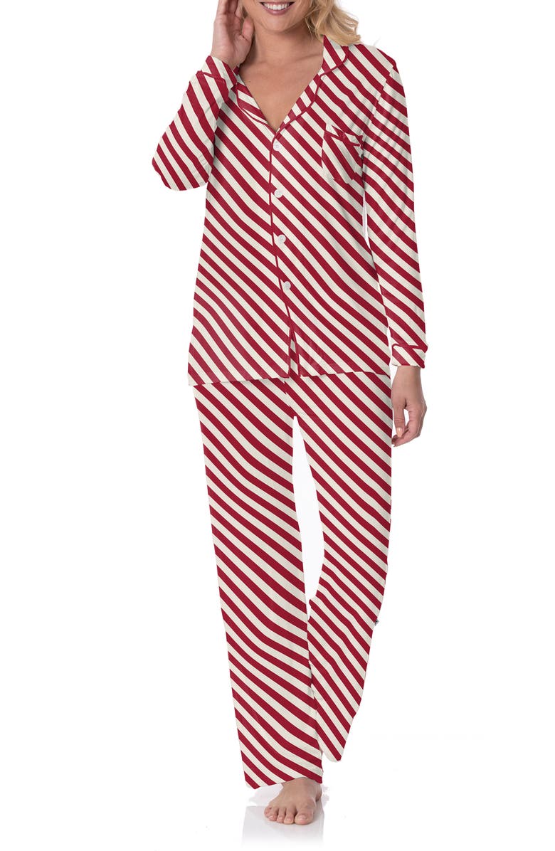 KicKee Pants Stripe Pajamas, Main, color, 