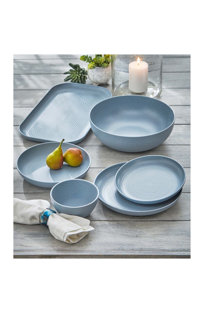 tag Light Blue Brooklyn Melamine Dinnerware Bowl Dishwasher Safe, Alternate, color, Blue