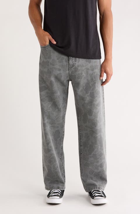 Duck Landon Camo Loose Tapered Organic Cotton Jeans